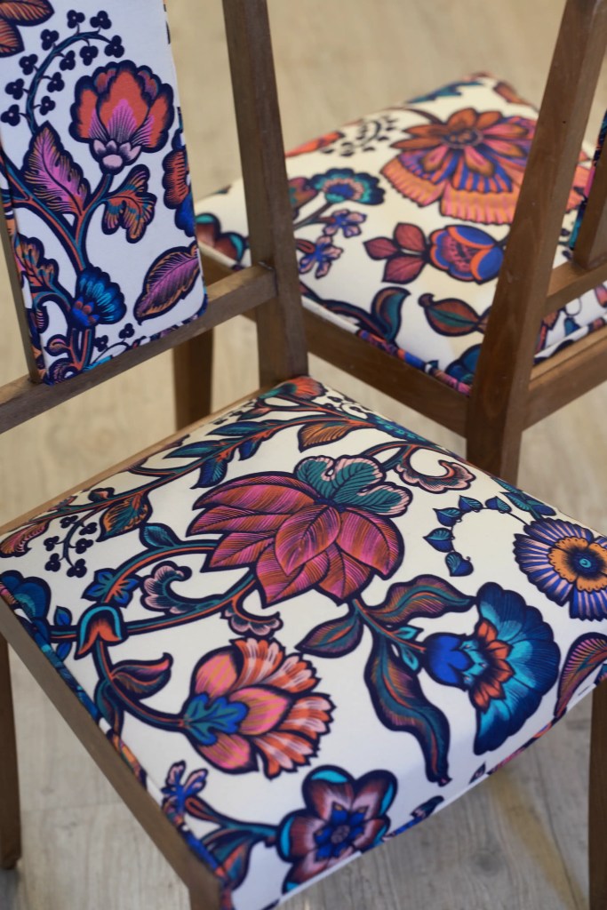 Restaurer chaises en tissu